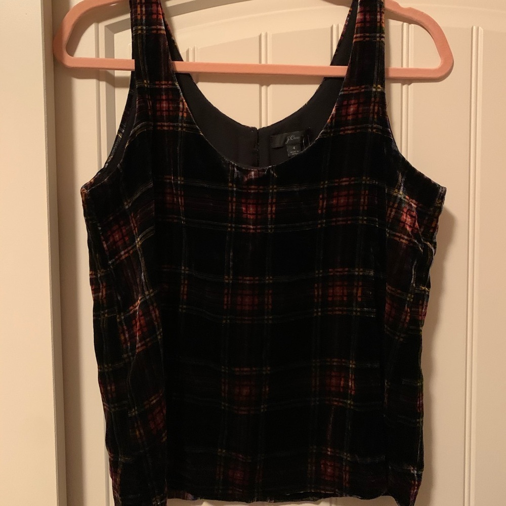 J. Crew plaid top
